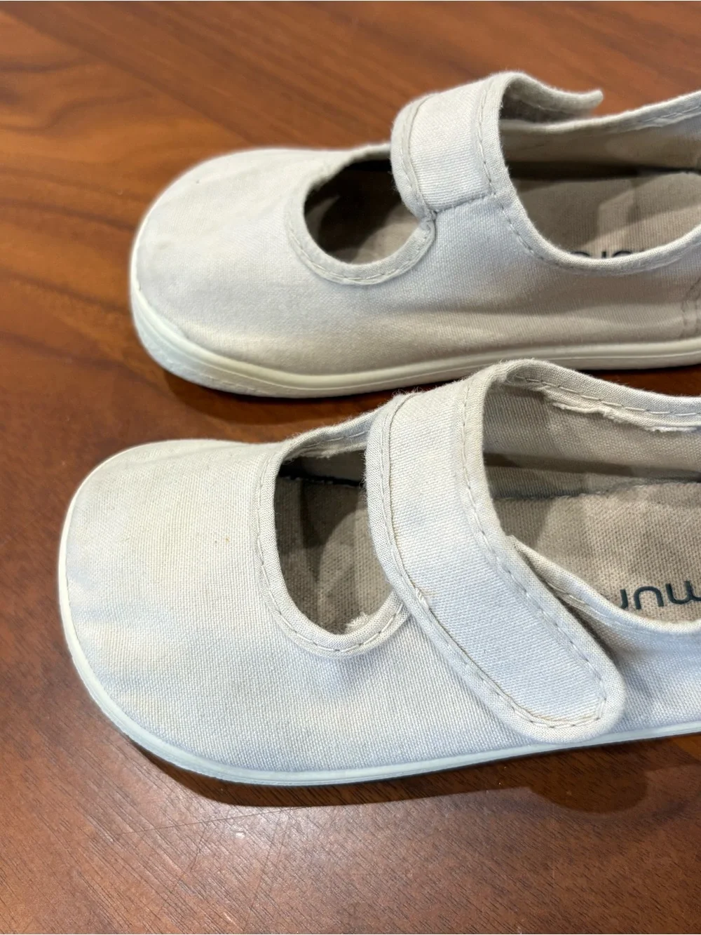 Made in Spain Girls Cream Mary Jane Shoes